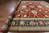 Signed Persian Red Rug 14 X 20 - Golden Nile