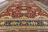 Signed Persian Red Rug 14 X 20 - Golden Nile