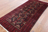 Persian Hand Knotted Oriental Rug 3 X 7 - Golden Nile