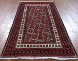 4 X 7 Persian Oriental Area Rug - Golden Nile