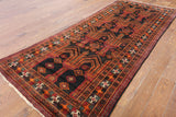 Tribal Oriental Runner Persian Rug 4 X 10 - Golden Nile