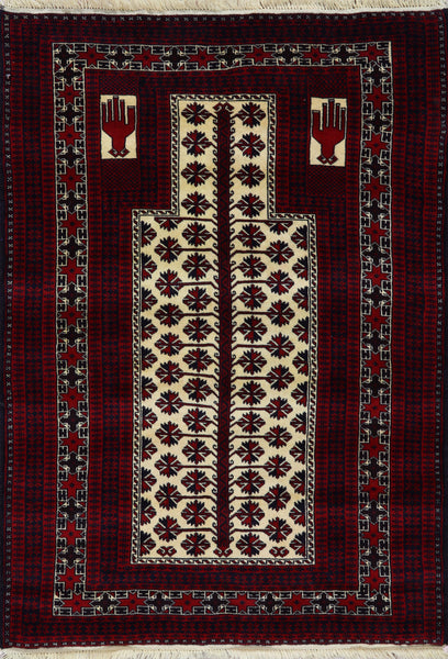 Wool On Wool 4 X 5 Persian Oriental Rug - Golden Nile