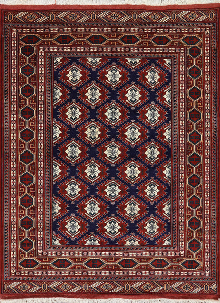 Super Fine Oriental Wool On Wool Persian Rug 5 X 7 - Golden Nile