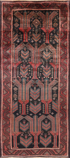 Oriental Persian Handmade Wool On Wool Rug 4 X 9 - Golden Nile
