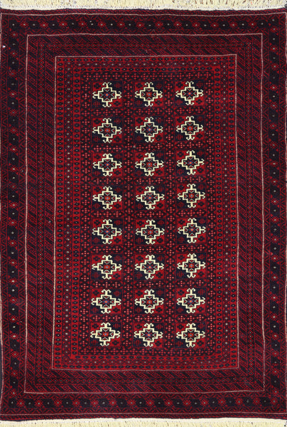 4 X 5 Wool On Wool Oriental Persian Area Rug - Golden Nile