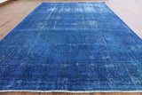 Overdyed Hand Knotted Wool Oriental Area Rug 10 X 13 - Golden Nile