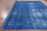 Overdyed Hand Knotted Wool Oriental Area Rug 10 X 13 - Golden Nile