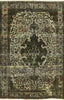 6 X 9 Persian Overdyed Oriental Rug - Golden Nile