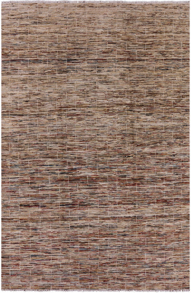 Modern Oriental Gabbeh Rug 7 X 10 - Golden Nile