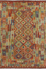 Oriental Kilim Reversible Wool on Wool Rug 7 x 10 - Golden Nile