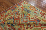 Oriental Kilim Reversible Wool on Wool Rug 7 x 10 - Golden Nile