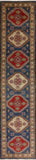 3 X 13 Runner Oriental Hand Knotted Kazak Rug - Golden Nile