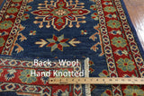 3 X 9 Runner Hand Knotted Kazak Rug - Golden Nile