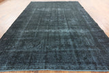 Navy Blue Over-Dyed 9 X 12 Rug - Golden Nile