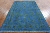 Oriental Handmade Persian Full Pile Overdyed Rug 6 X 9 - Golden Nile