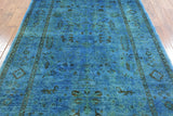 Oriental Persian Full Pile Overdyed Hand Knotted Area Rug 5 X 8 - Golden Nile